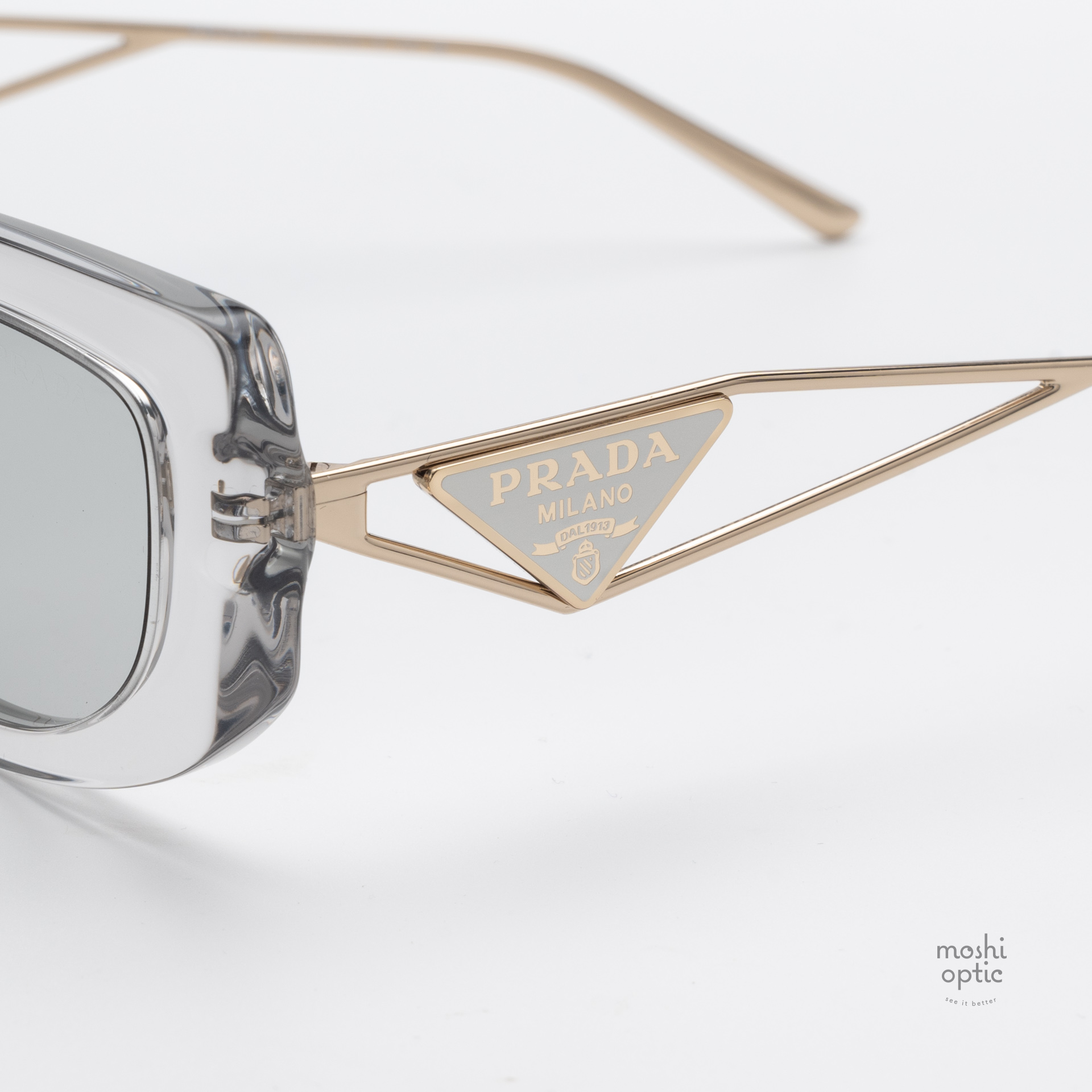 PRADA Symbole PR14YS 12R5OK Transparent Grey