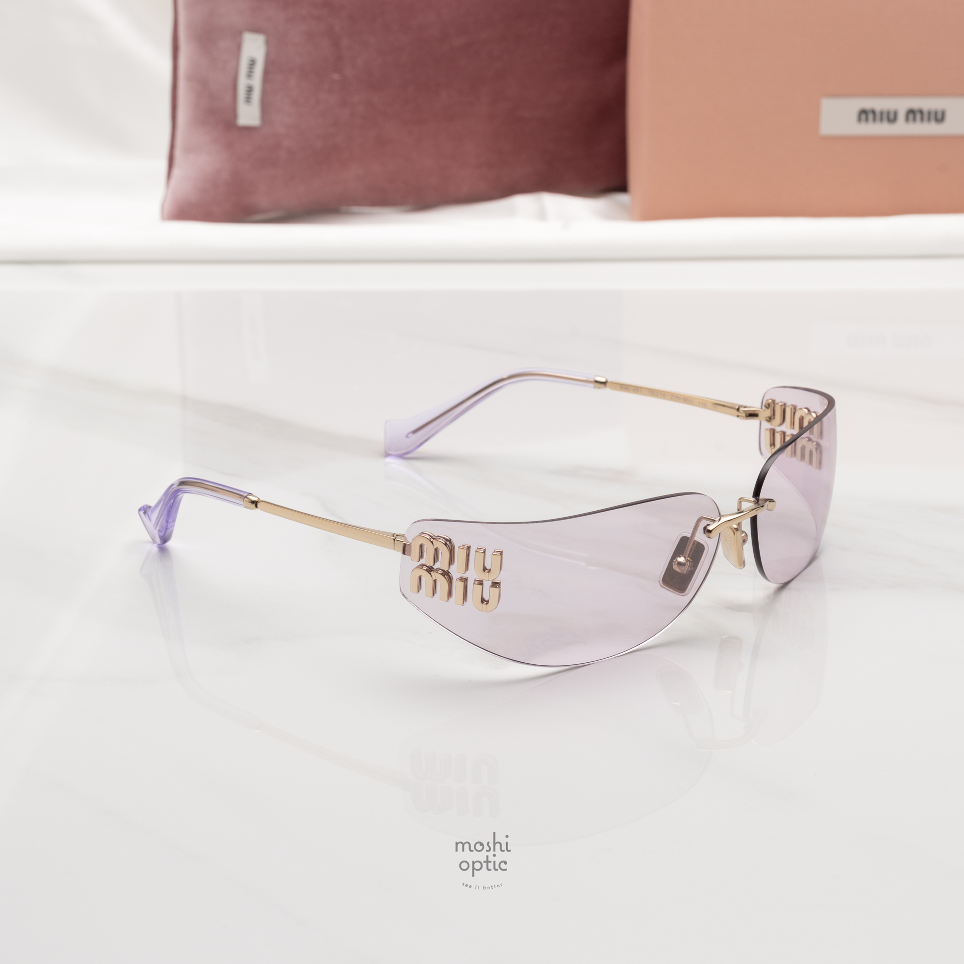 แว่นกันแดด Miu Miu MUA51S ZVN90O สำเนา