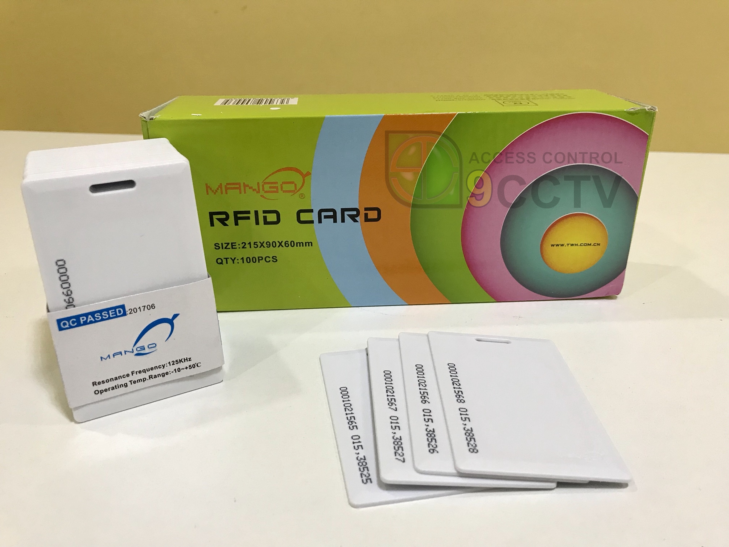 บัตร RFID Proximity Card 1.8 mm 125 k