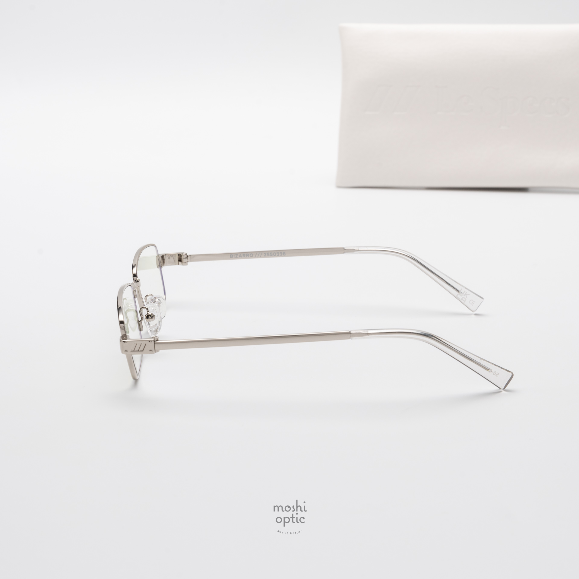 แว่นกันแดด Le Specs LBL2550336 BIZARRO Silver Blue Light