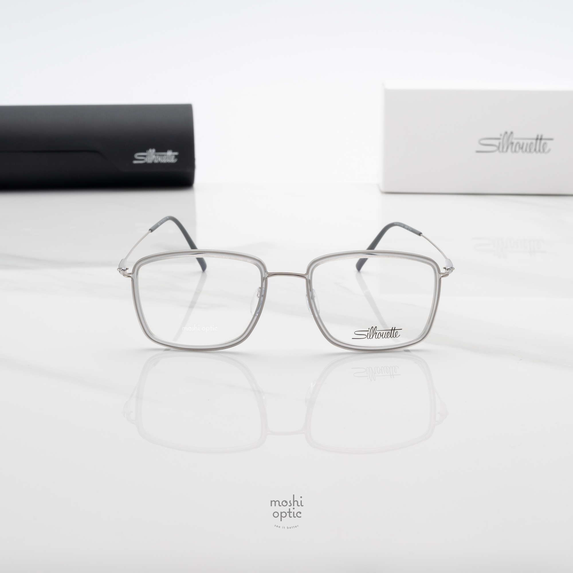 กรอบแว่น Silhouette Dynamics Colorwave Contour 5580 7101