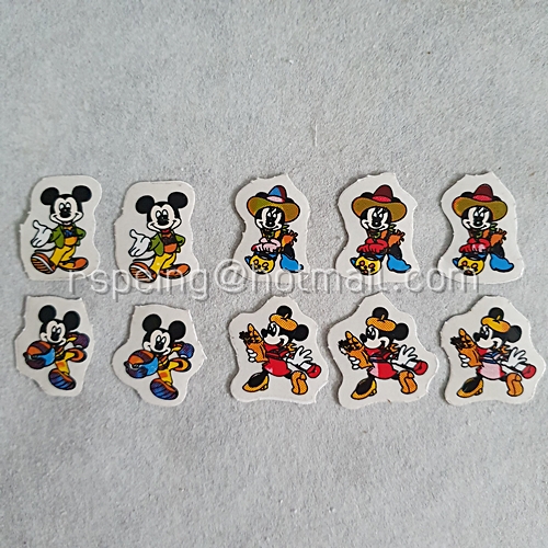 สติ๊กเกอร์ Mickey Mouse และ Minnie Mouse 10 ชิ้น