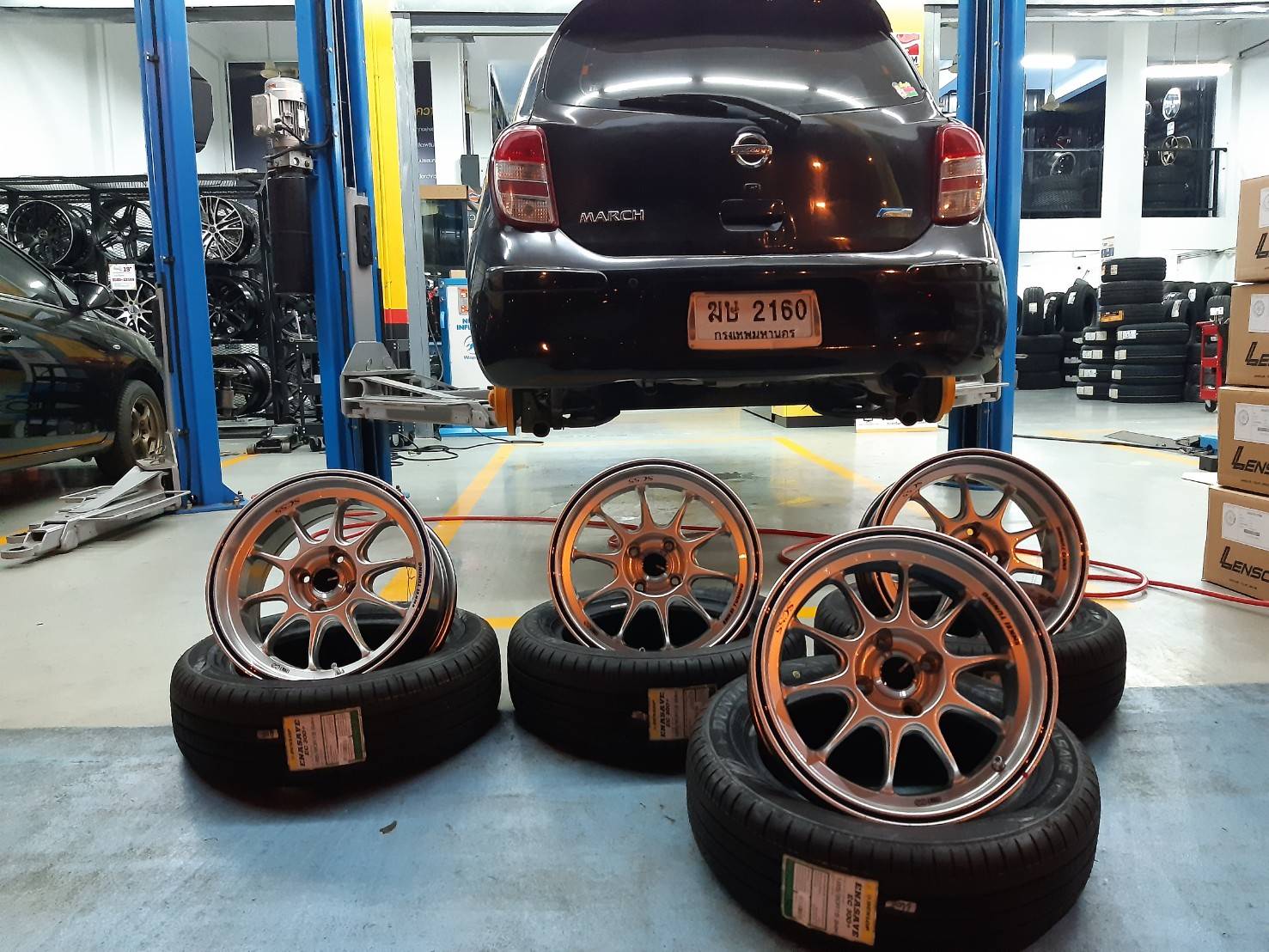 ล้อแท้ ENKEI TUNING SC55 ขอบ15 พร้อมยาง ลดราคา