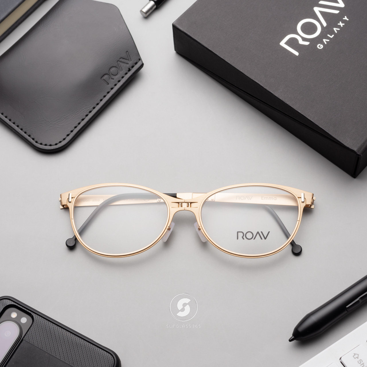 แว่นสายตา ROAV EMMA 6003 Brush Gold