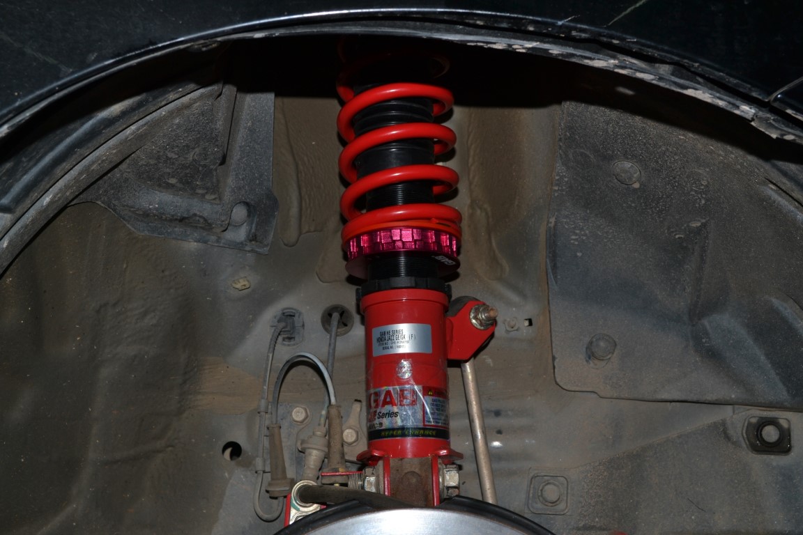 โช๊ค สตรัทปรับเกลียว GAB HE ใส่ CITY ชุดละ 1x,xxx บาท พร้อมติดตั้งฟรี