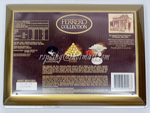 กล่องช็อคโกแลต FERRERO COLLECTION (269g)