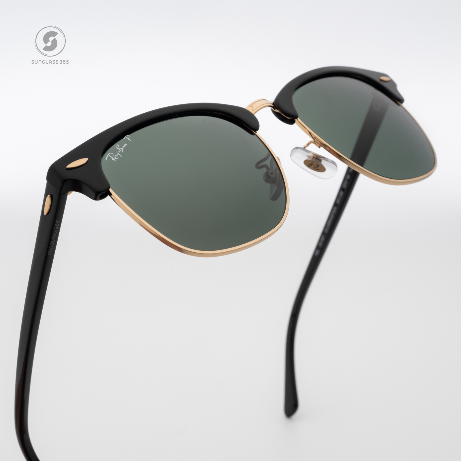 Ray Ban RB3016F 901/58 Clubmaster Polarized lenses