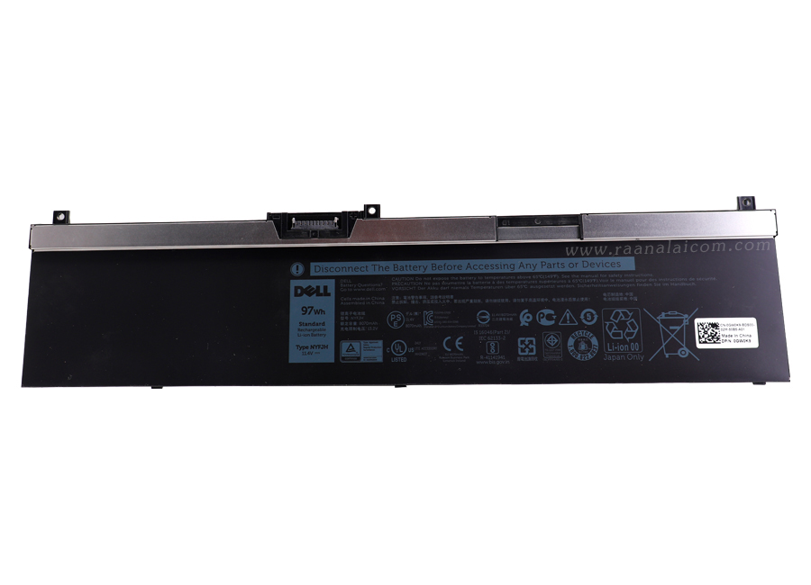 Battery Dell Precision 7730 Original NYFJH ลด ราคา พิเศษ แบตเตอรี่ โน๊ตบุ๊ค Dell Precision 7730 97Whr ตรงรุ่น