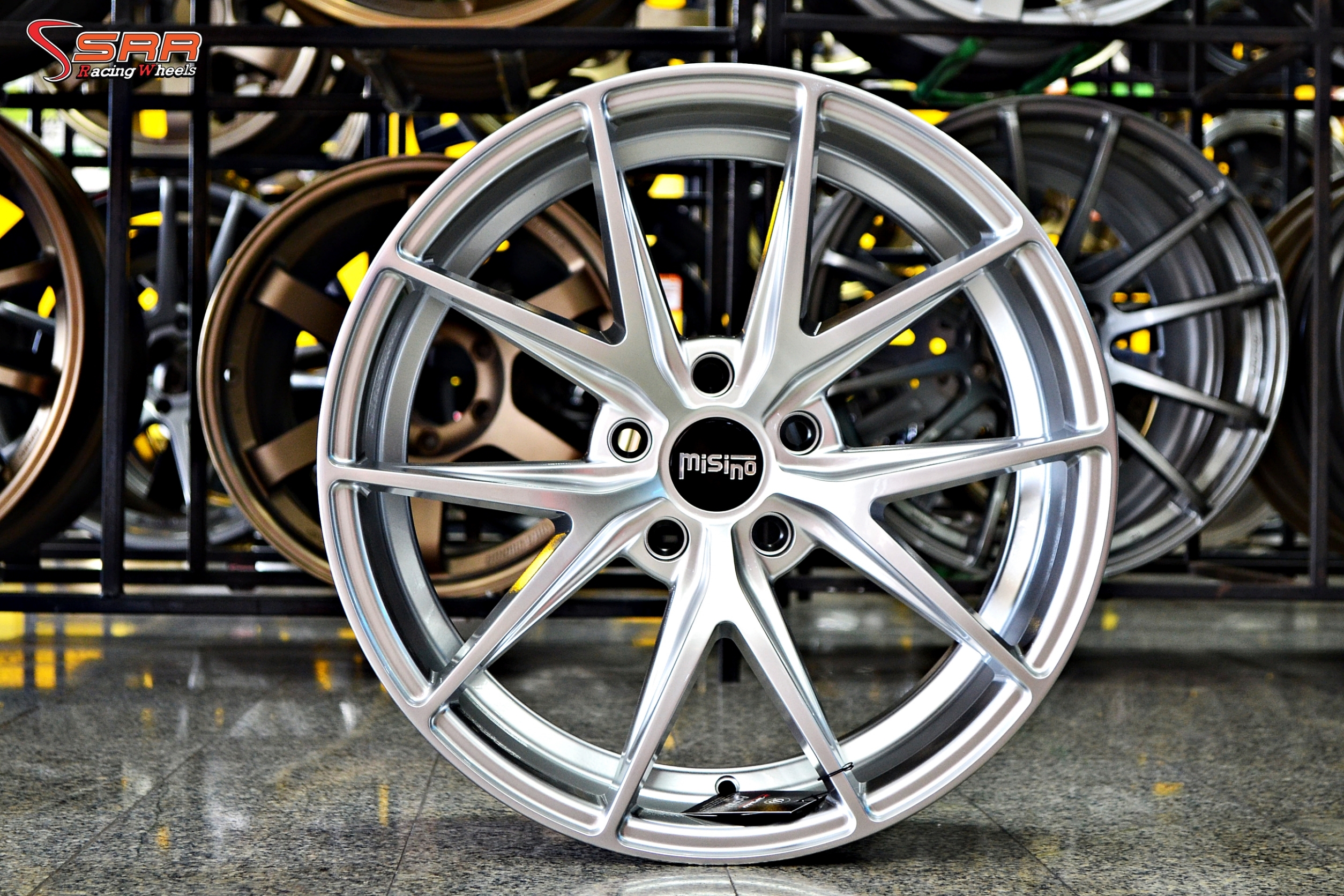 ล้อแม็กซ์ MISINO 5X114ET 35 18x8.5 COLOR HYPER Silver