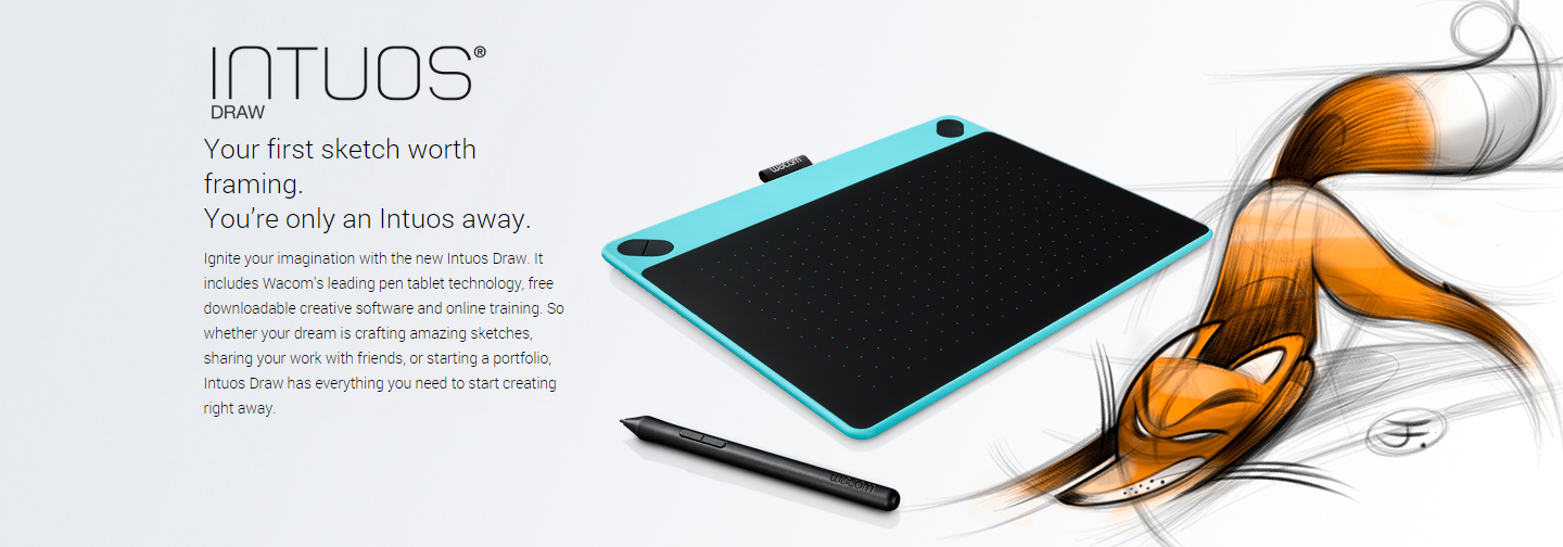 Intuos Draw Mint Blue