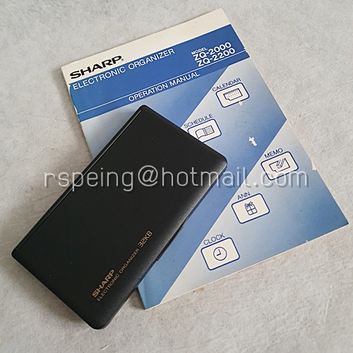 Sharp ZQ-2020 32 KB Electronic Organizer