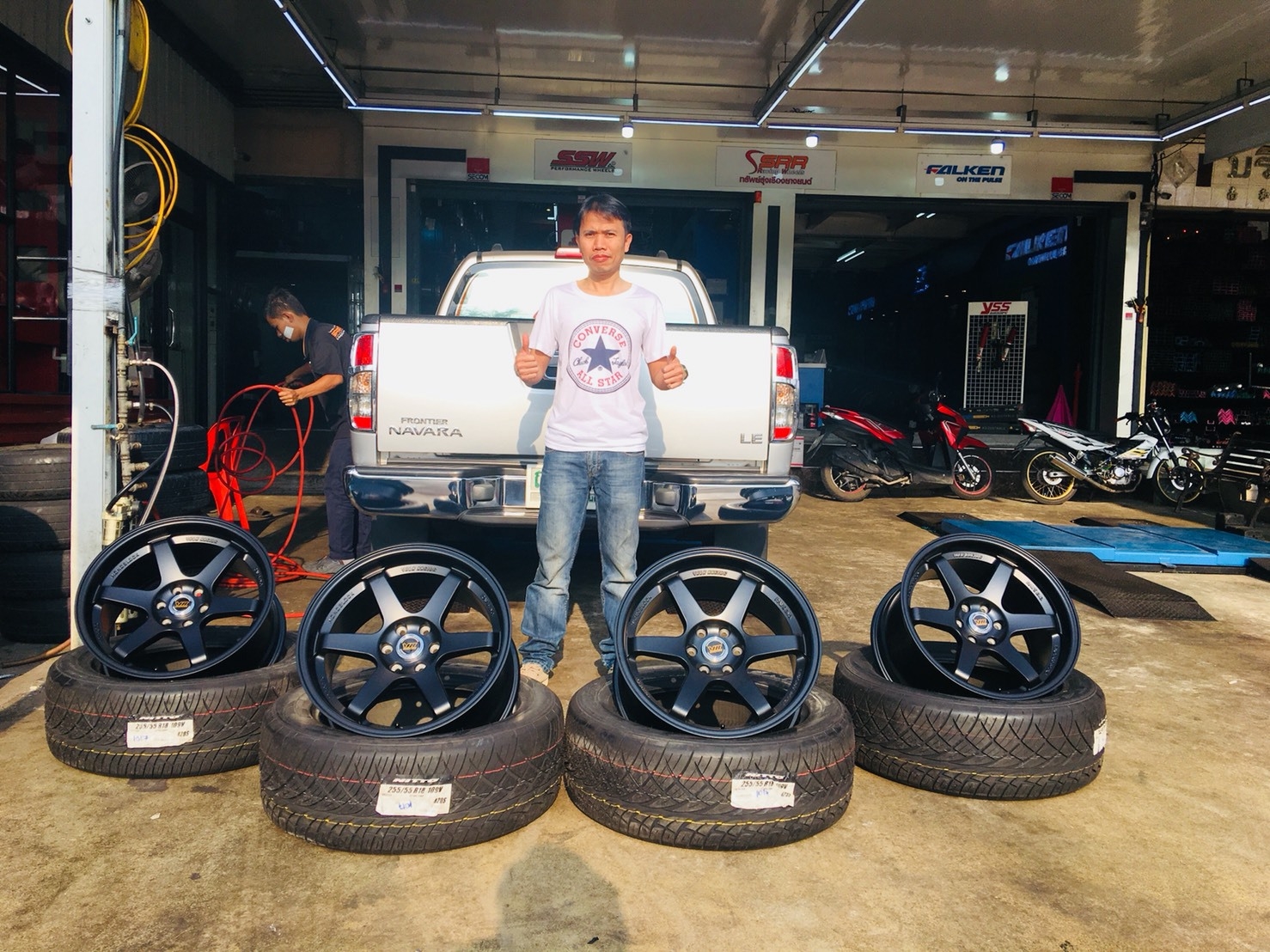 TE37 ขอบ18 ใส่ นาวาร่า ราคาถูก