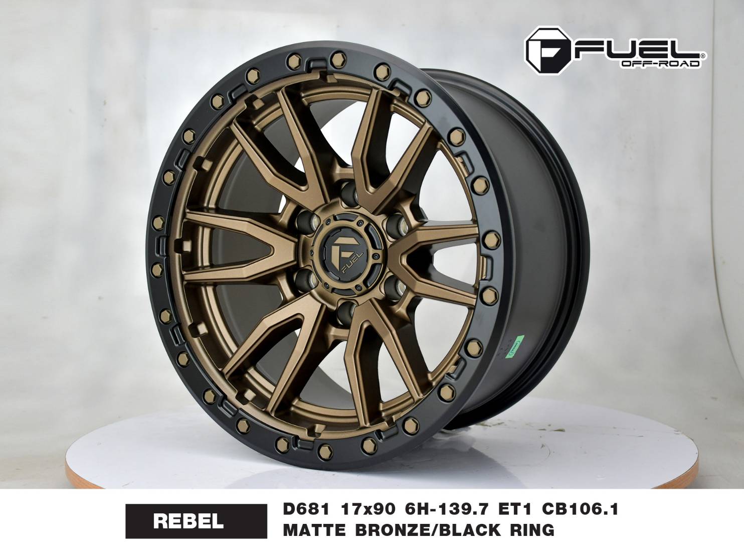 ล้อแท้ #FUEL #REBEL ขอบ17 ราคาถูก