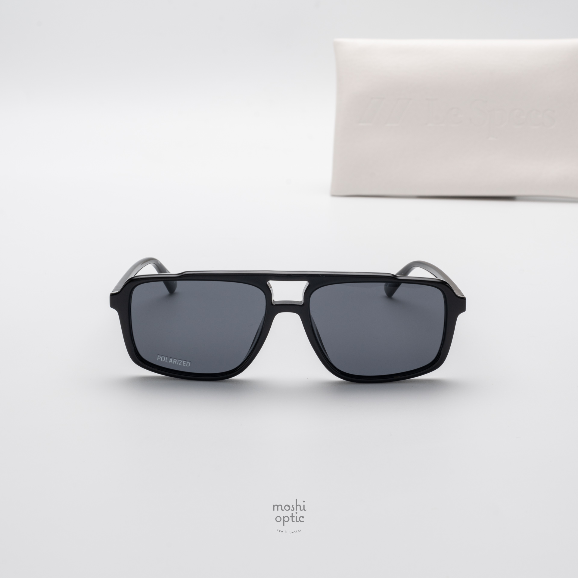 แว่นกันแดด Le Specs LWF2552294 LE GARS Black Black Polarized