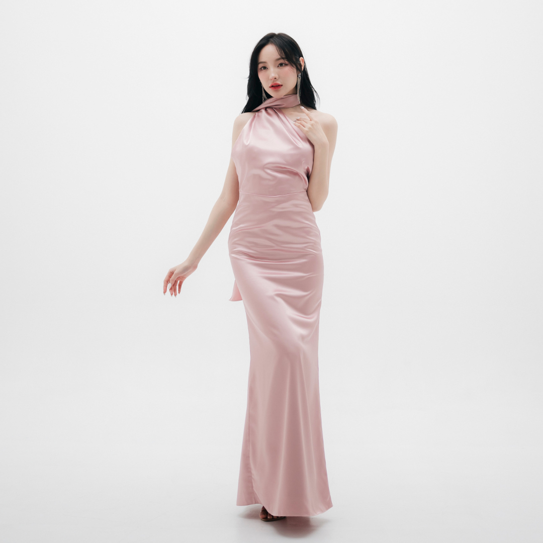 Lism D-095 Eternal Satin Gown ชุดเดรสยาวซาติน