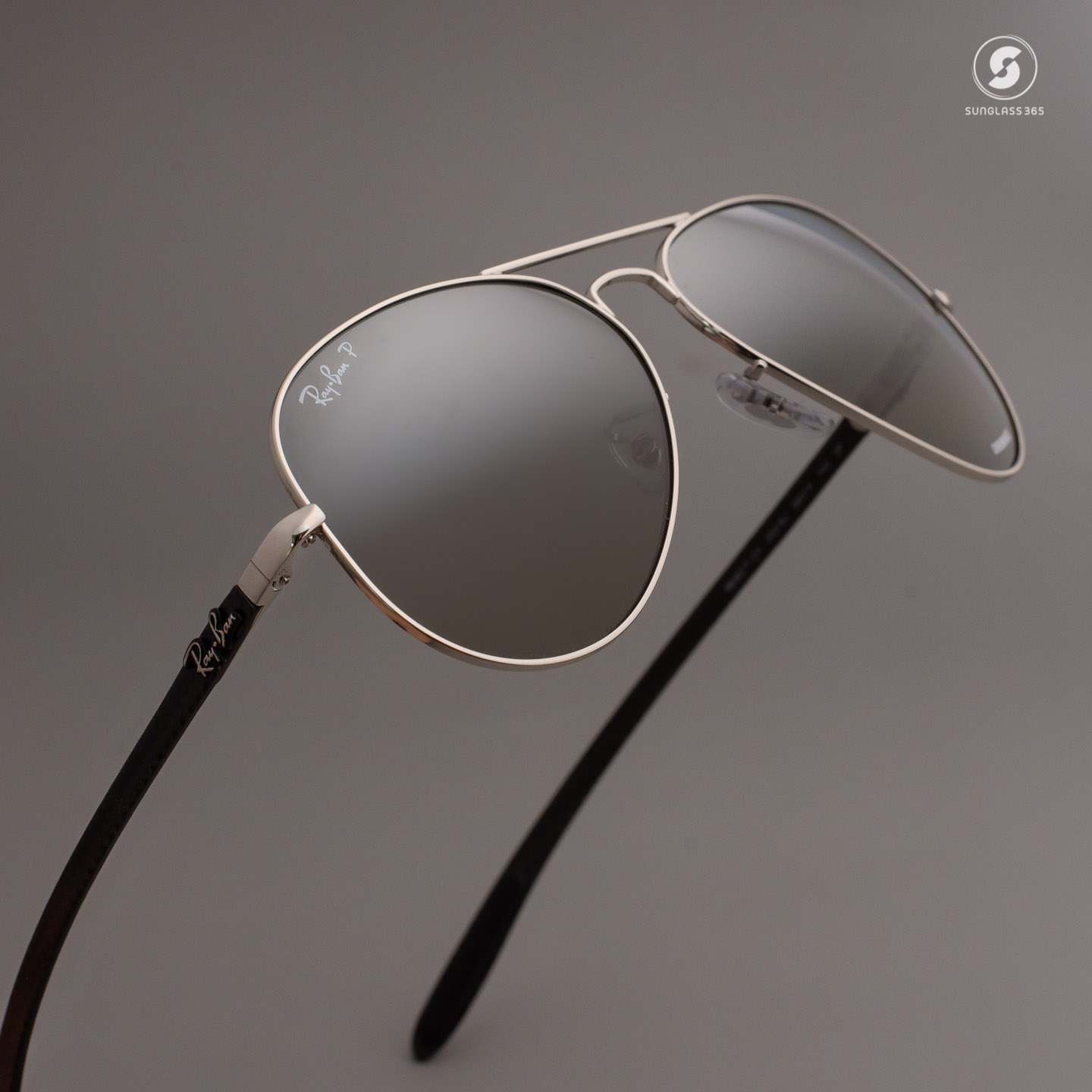Ray-Ban RB8317CH 003/5J Carbon Fibre Mirror Chromance Polarized