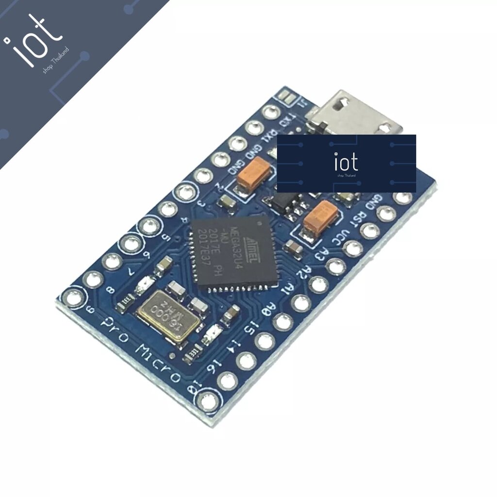บอร์ด Pro Micro ATmega32U4 5V/16MHz