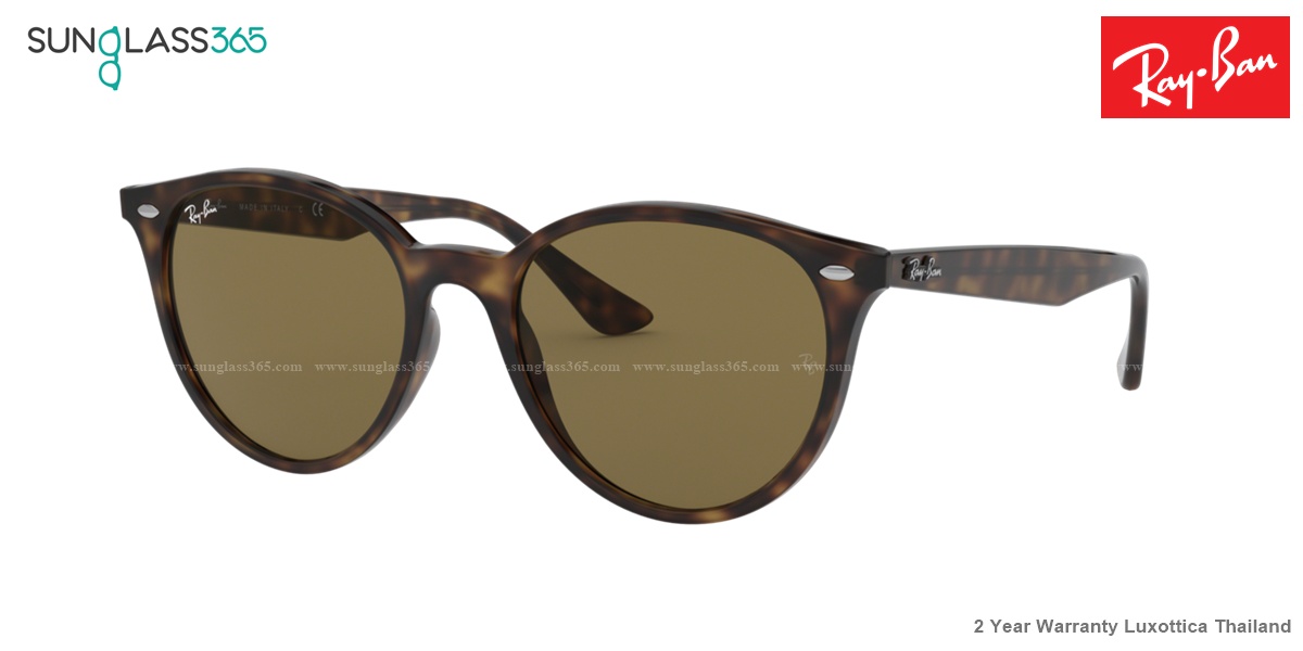 Ray-Ban Round RB4305F 710/73 Dark Brown