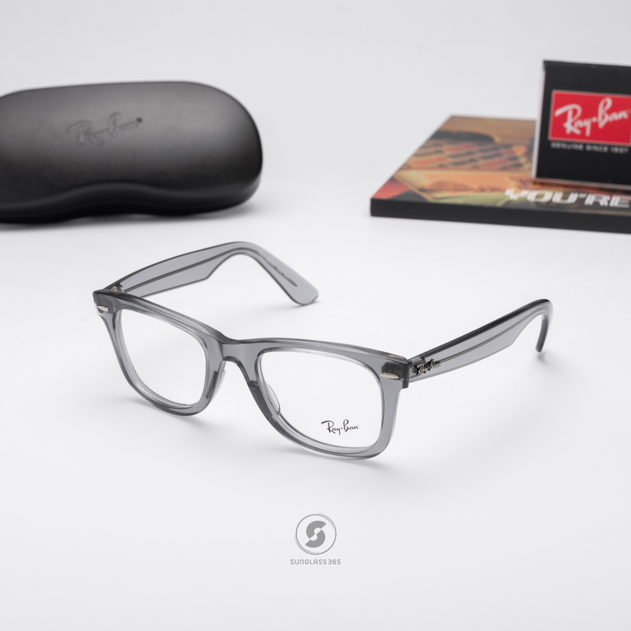 Ray-Ban Wayfarer Ease RX4340V 8225 Transparent Grey