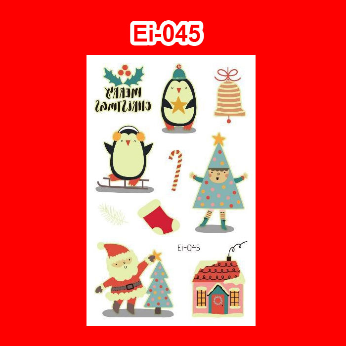 Tattoo Christmas สติ๊กทูคริสต์มาส แทททู #A