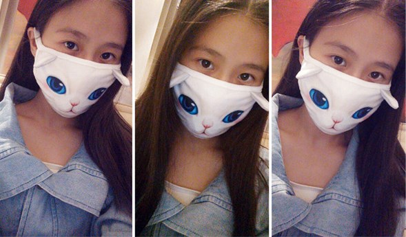 [พร้อมส่ง!] ผ้าปิดจมูก 3D ลายน้องแมว น้องหมา