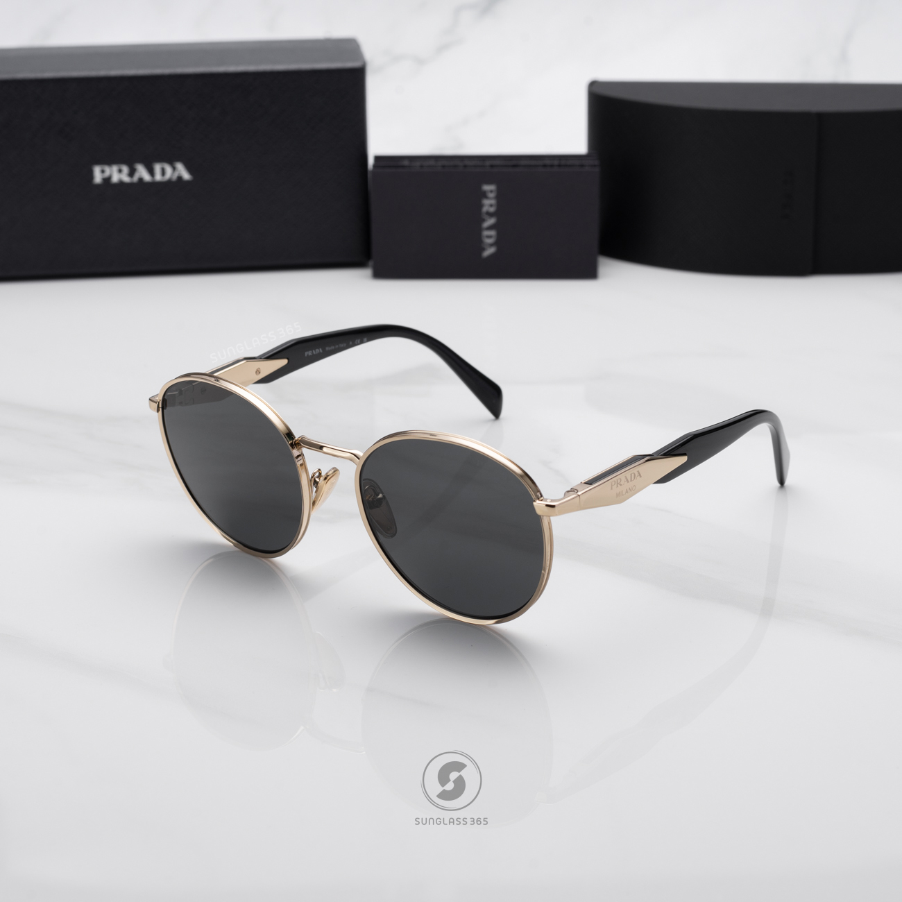 PRADA PR56ZS ZVN5S0 Pale Gold