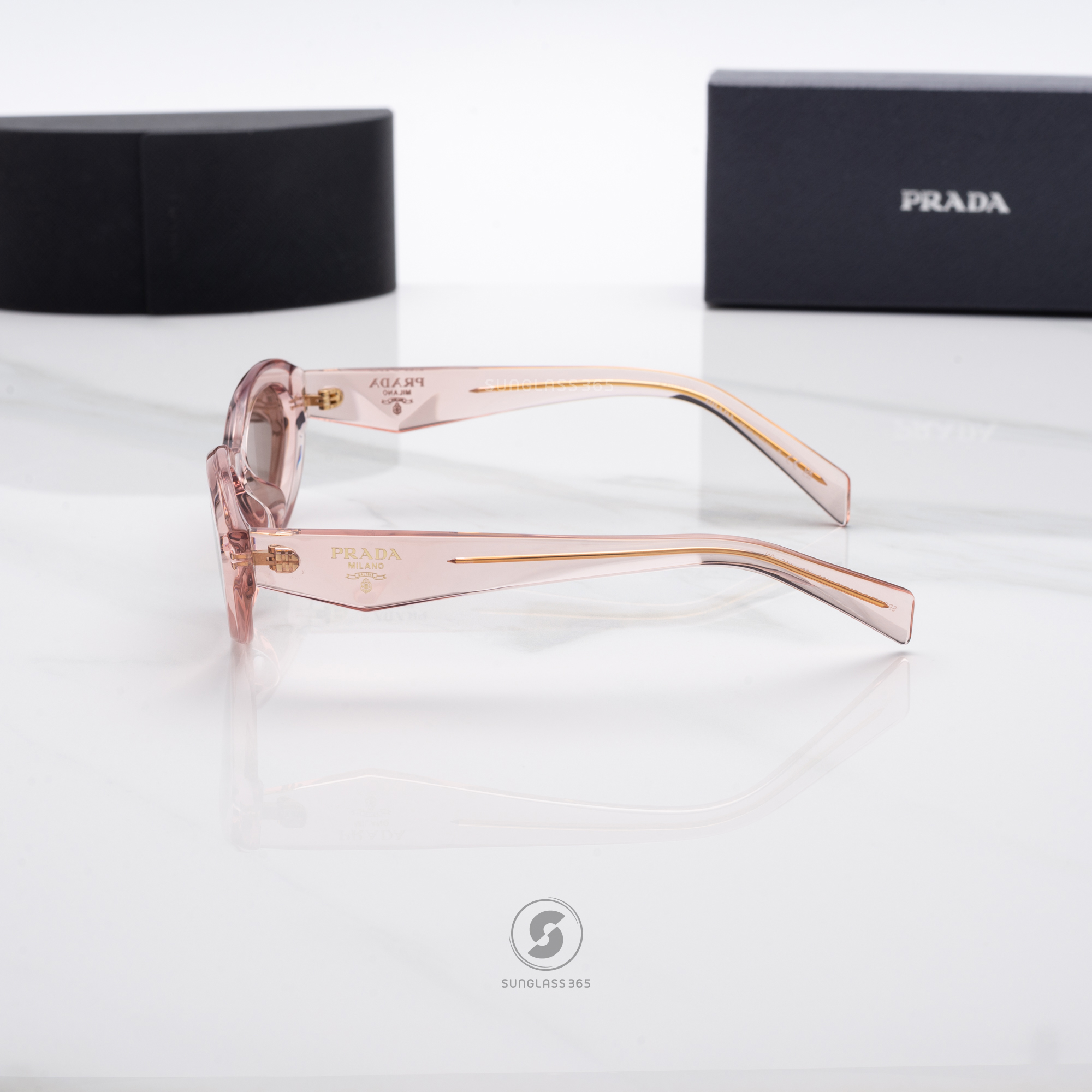 PRADA Symbole PR26ZSF 19Q10D Transparent Peach