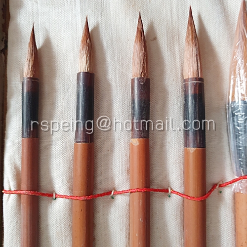 ชุดอุปกรณ์เขียนพู่กันจีนวินเทจ 14 ชิ้น พร้อมกล่อง