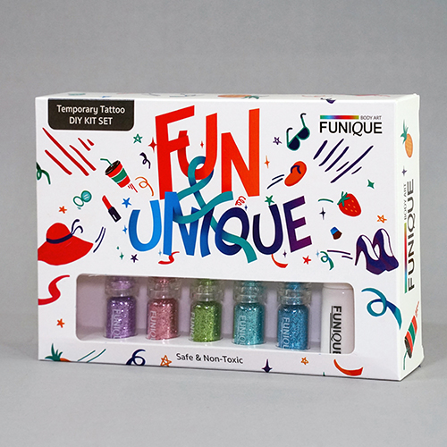 ชุดเพ้นท์กลิตเตอร์แทททู เพ้นท์หน้า เพ้นท์ตัว glitter tattoo FA502