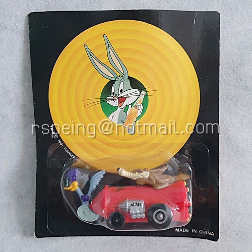 รถเข็นถอยหลังวิ่ง (Pullback car) จรวด Road Runner กับ Wile E. Coyote