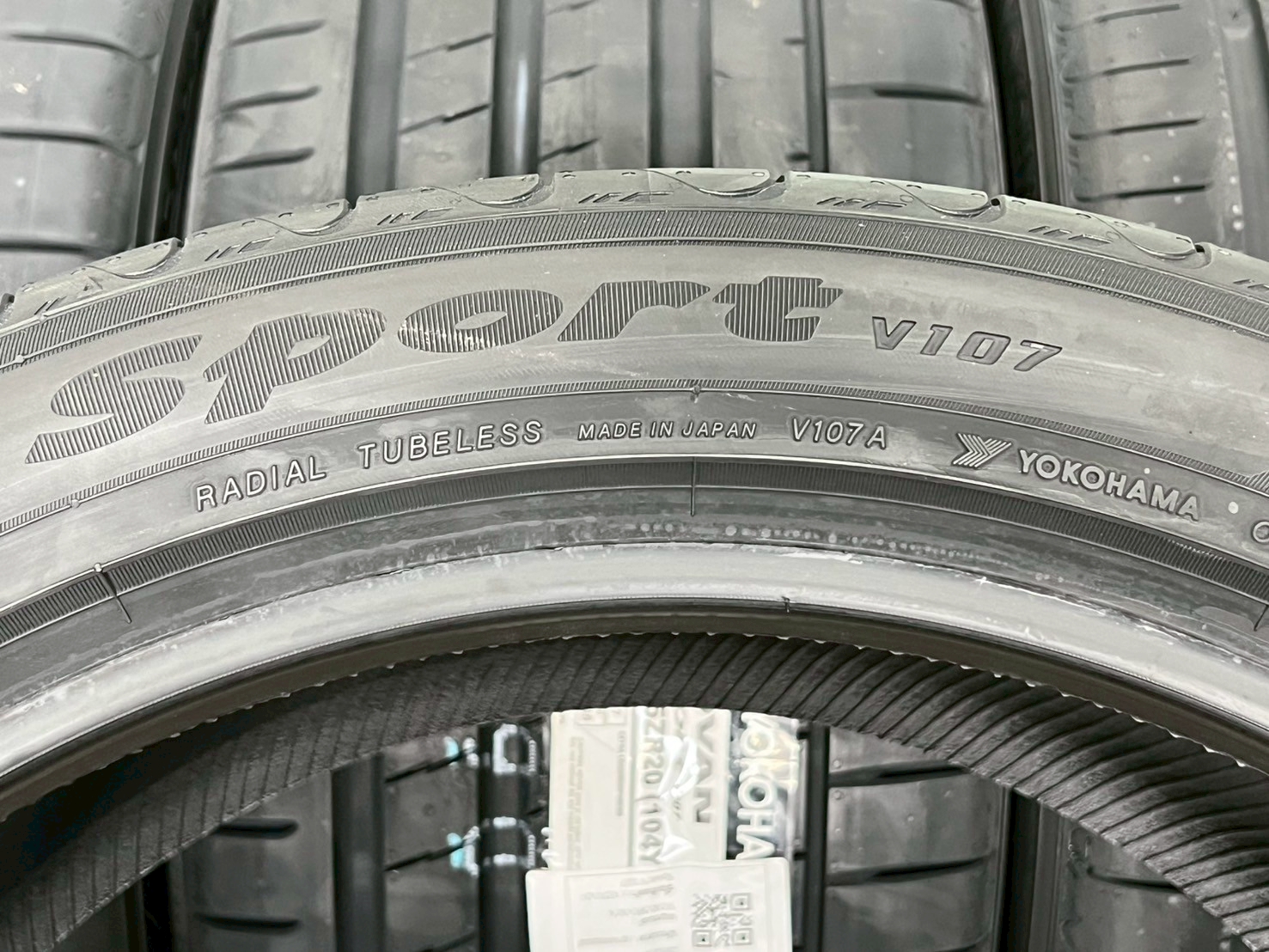 YOKOHAMA ADVAN SPORT V107A นำเข้าจากประเทศ ญี่ปุ่น