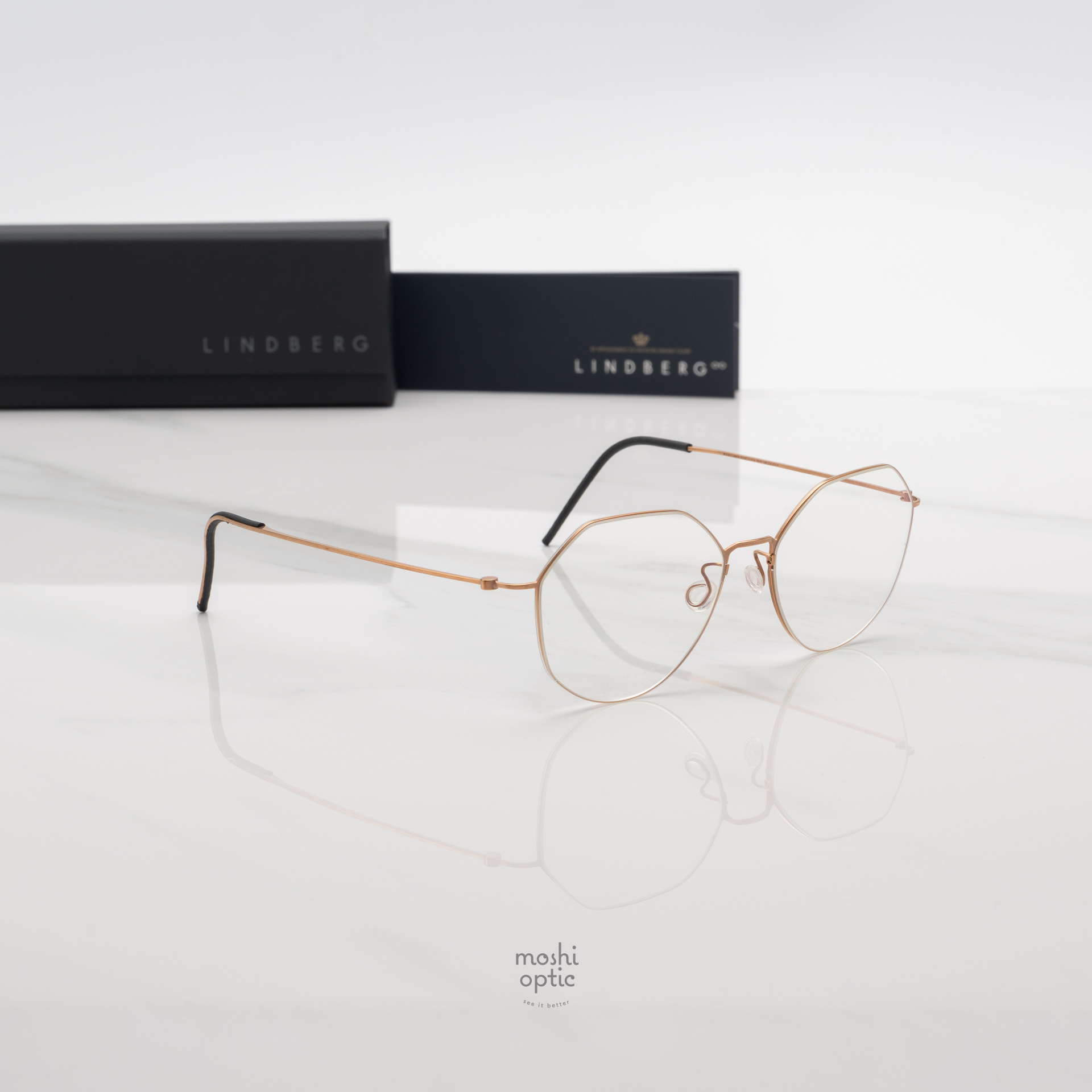 แว่นสายตา Lindberg Thintanium 035 14BF2 5540 T850 PU15