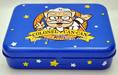 กล่องสังกะสีเคลือบ KFC COLONEL CAN-CAN