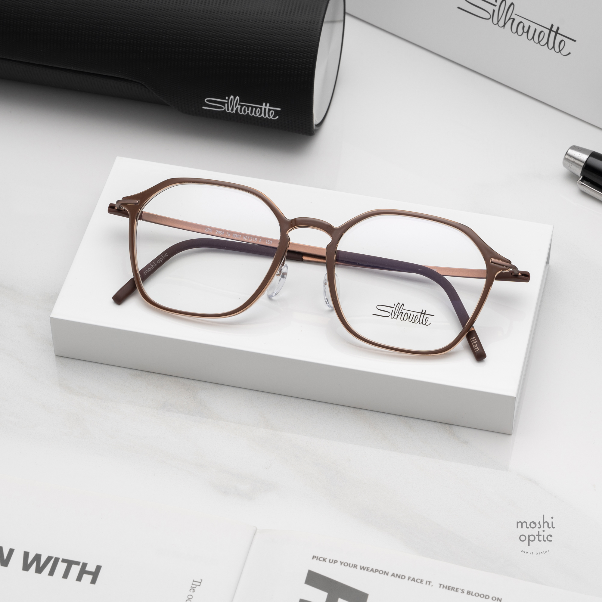 กรอบแว่น Silhouette Rising Dawn SPX2964 6042