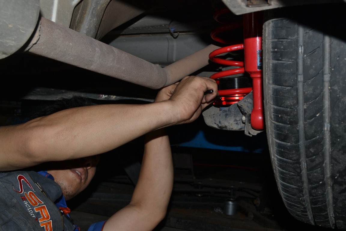 โช๊ค สตรัทปรับเกลียว GAB HE ใส่ CITY ชุดละ 1x,xxx บาท พร้อมติดตั้งฟรี