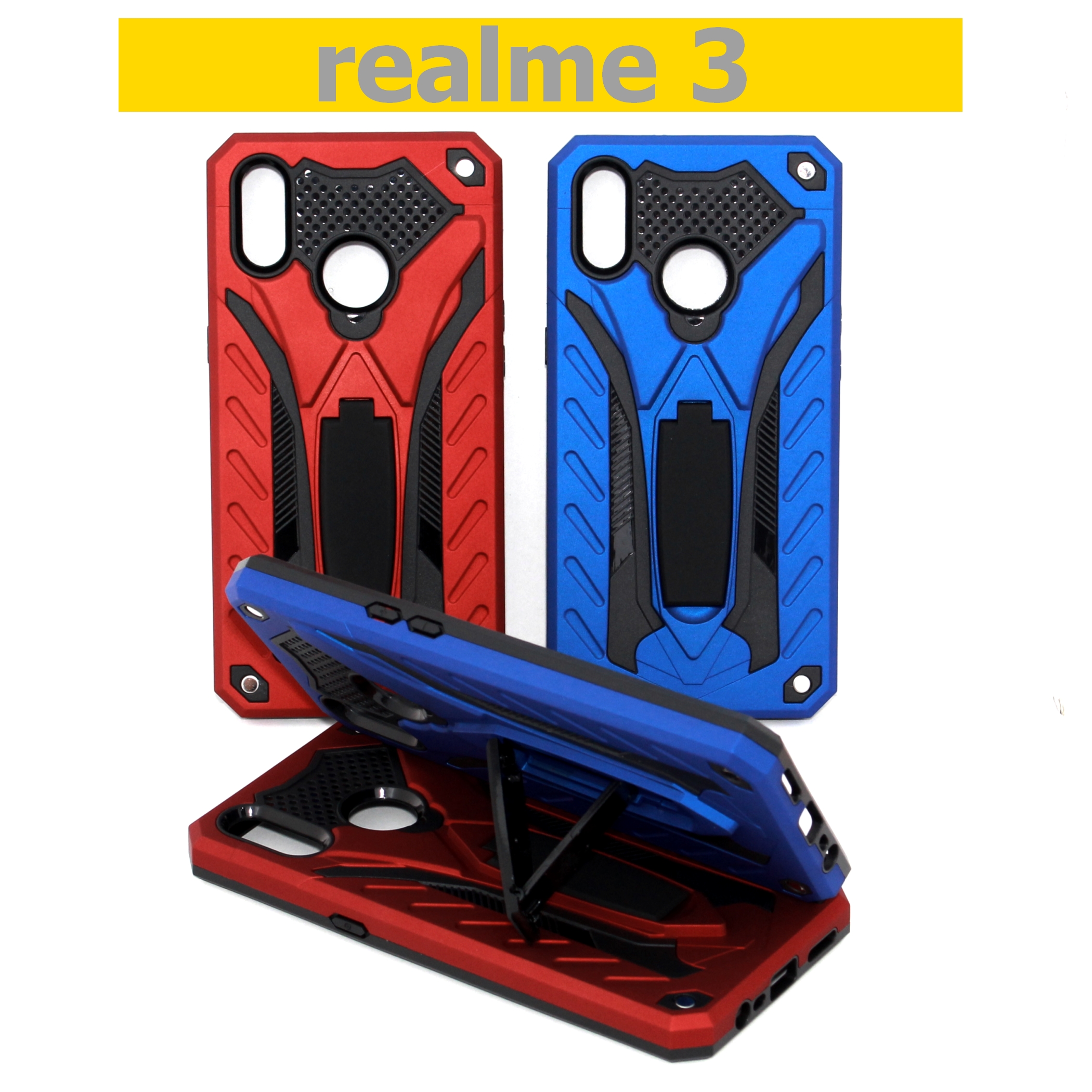 เคส realme 3 - เคสหุ่นยนต์เรียวมี กันกระแทก วางตั้งได้