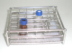Test tube rack stainless