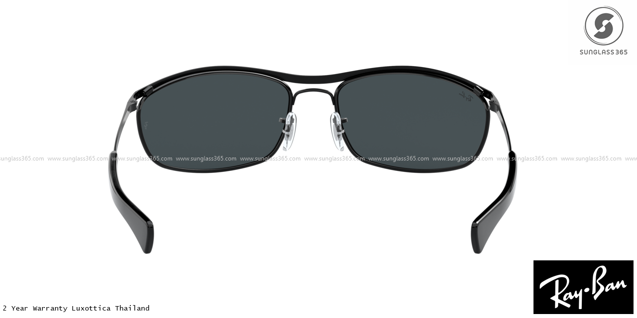 RayBan RB3119M Olypian I deluxe 002/R5 Black/Blue