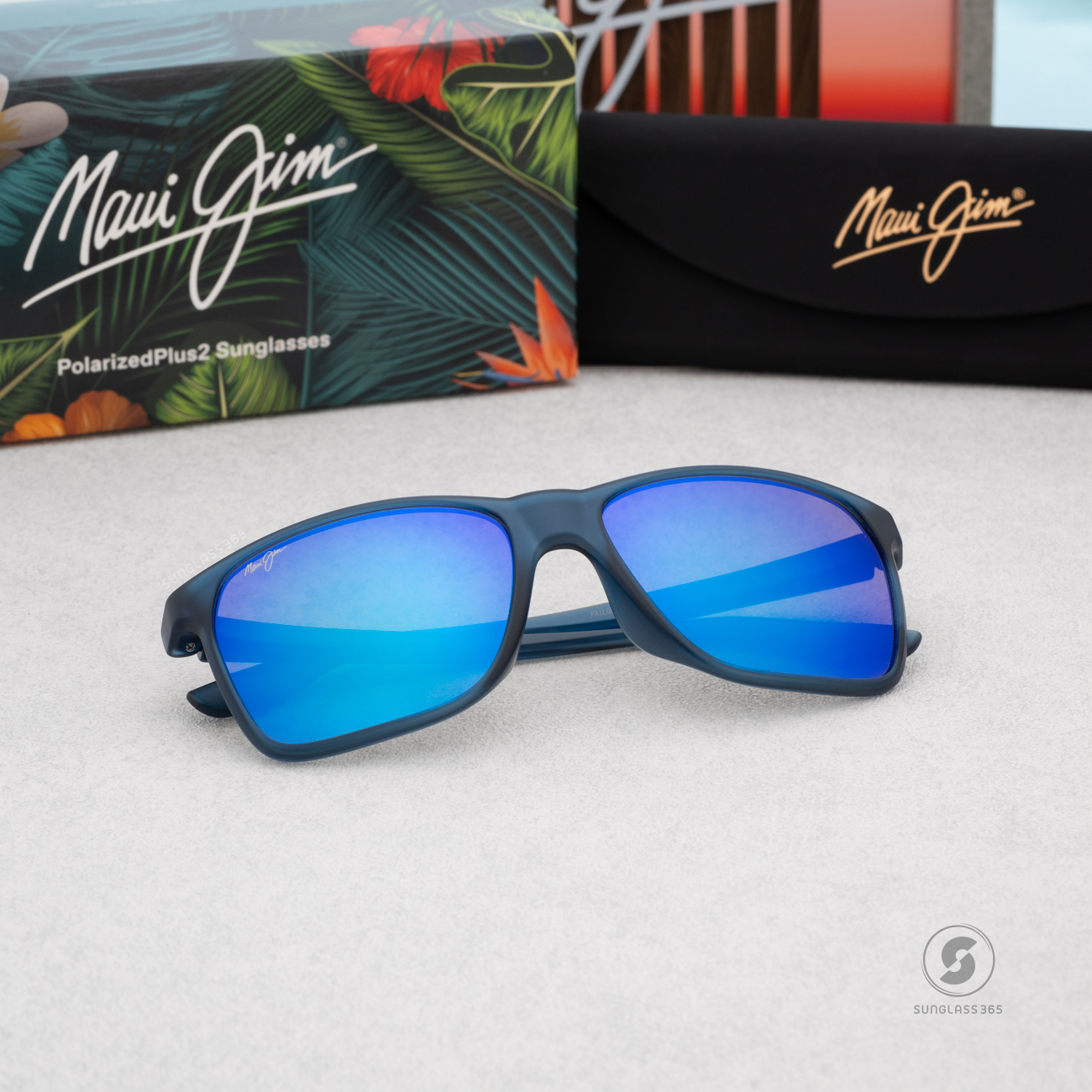 แว่นกันแดด Maui Jim PAILOLO MJ B603 03 Blue Hawaii
