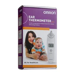 Omron Ear Thermometer รับประกันศูนย์ไทย 1 ปี TH-839S เทอร์โมมิเตอร์วัดทางหูOmron Ear Thermometer รับประกันศูนย์ไทย 1 ปี TH-839S เทอร์โมมิเตอร์วัดทางหู พร้อม Probe Covers ในกล่อง 24 ชิ้น