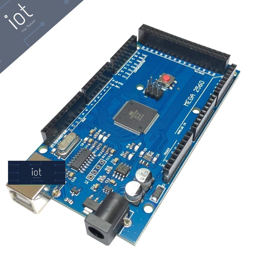 บอร์ด MEGA2560 R3 ใช้ชิฟ USB CH340 พร้อมสาย USB
