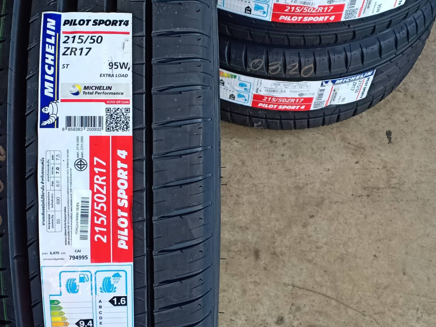 MICHELIN PILOT SPORT 4ST 215/50ZR17 ปี20