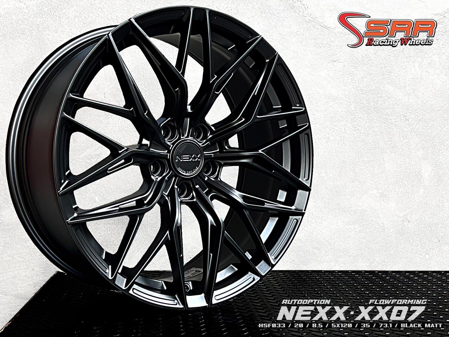 FLOWFORMING FOR BYD SEAL : NEXX-XX07 20x8.5 5H120 35 73.1 BLACK MATT (สีดำด้าน)