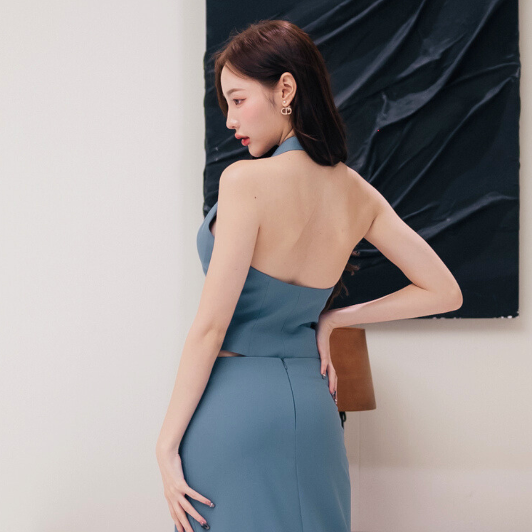 Lism S-054 Power Muse Halter เสื้อกล้ามคล้องคอ