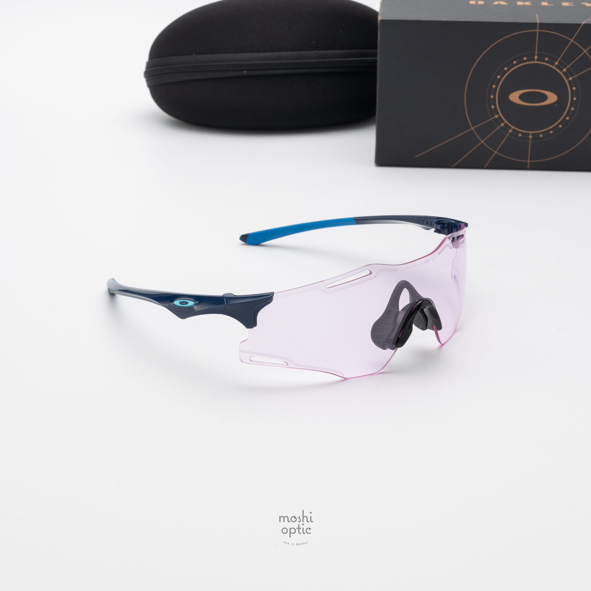 Oakley OO9512D-04 Cybr Zero Polished Navy Prizm Low Light
