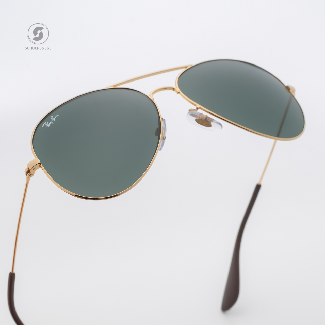 Ray Ban Aviator RB3558 001/71 G-15 Gold frame