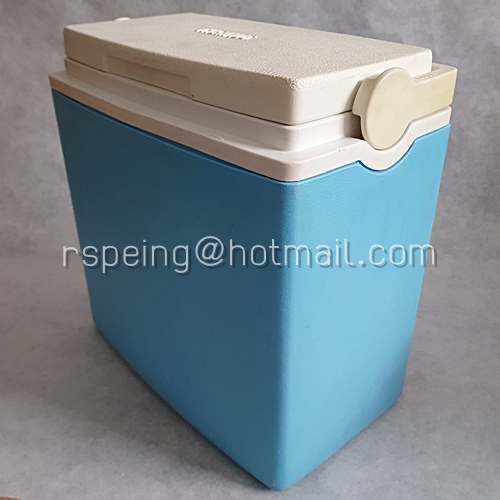 ถังกดน้ำทรงเหลี่ยม เทอร์มอส Thermos Cooler สีฟ้า ขนาด 12 ลิตร