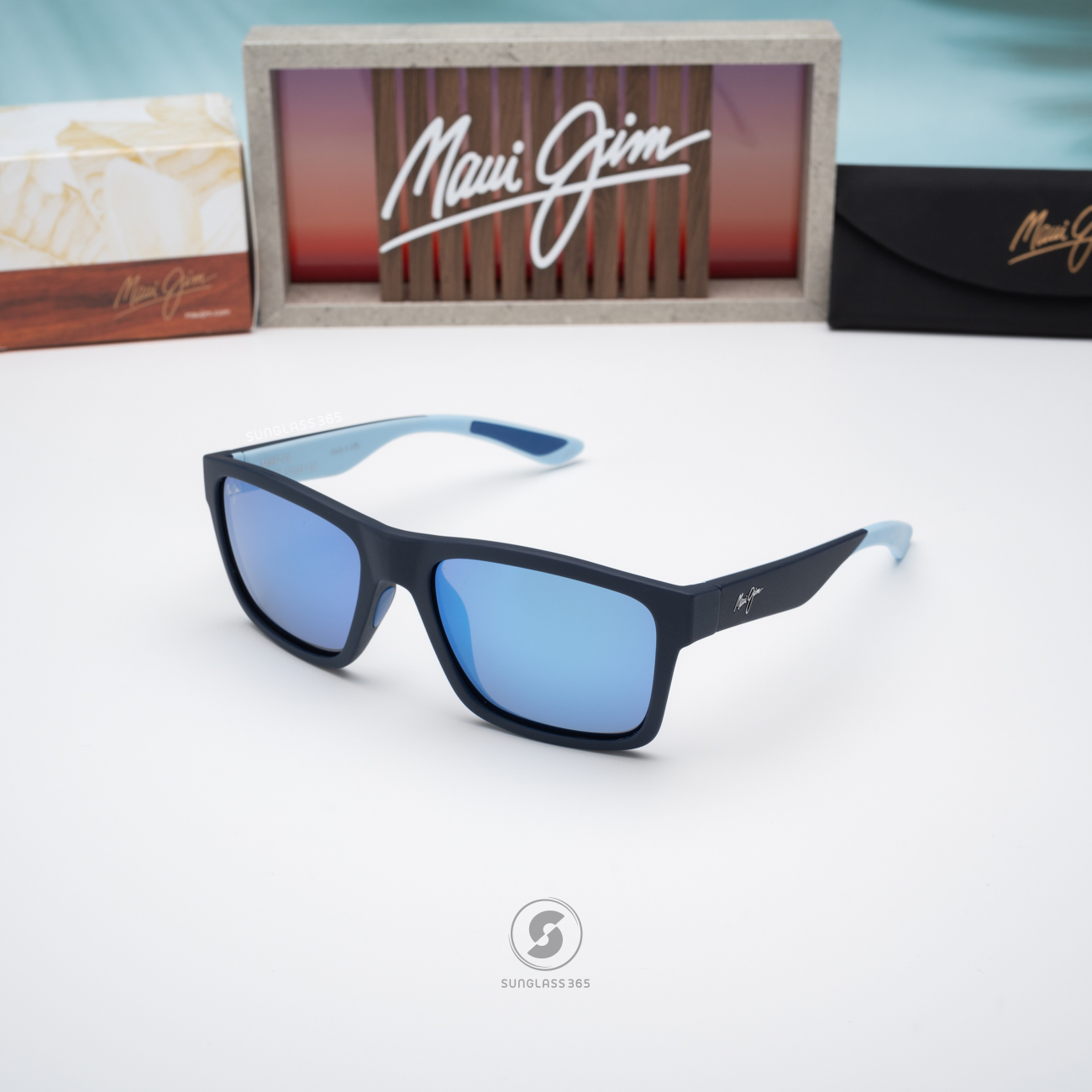 แว่นกันแดด Maui Jim The Flats MJ B897 03 Blue Hawaii