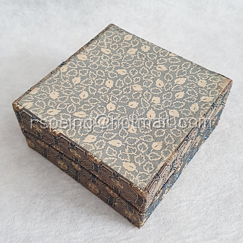 ตลับหมึกชาดและแท่งตราประทับ พร้อมกล่อง