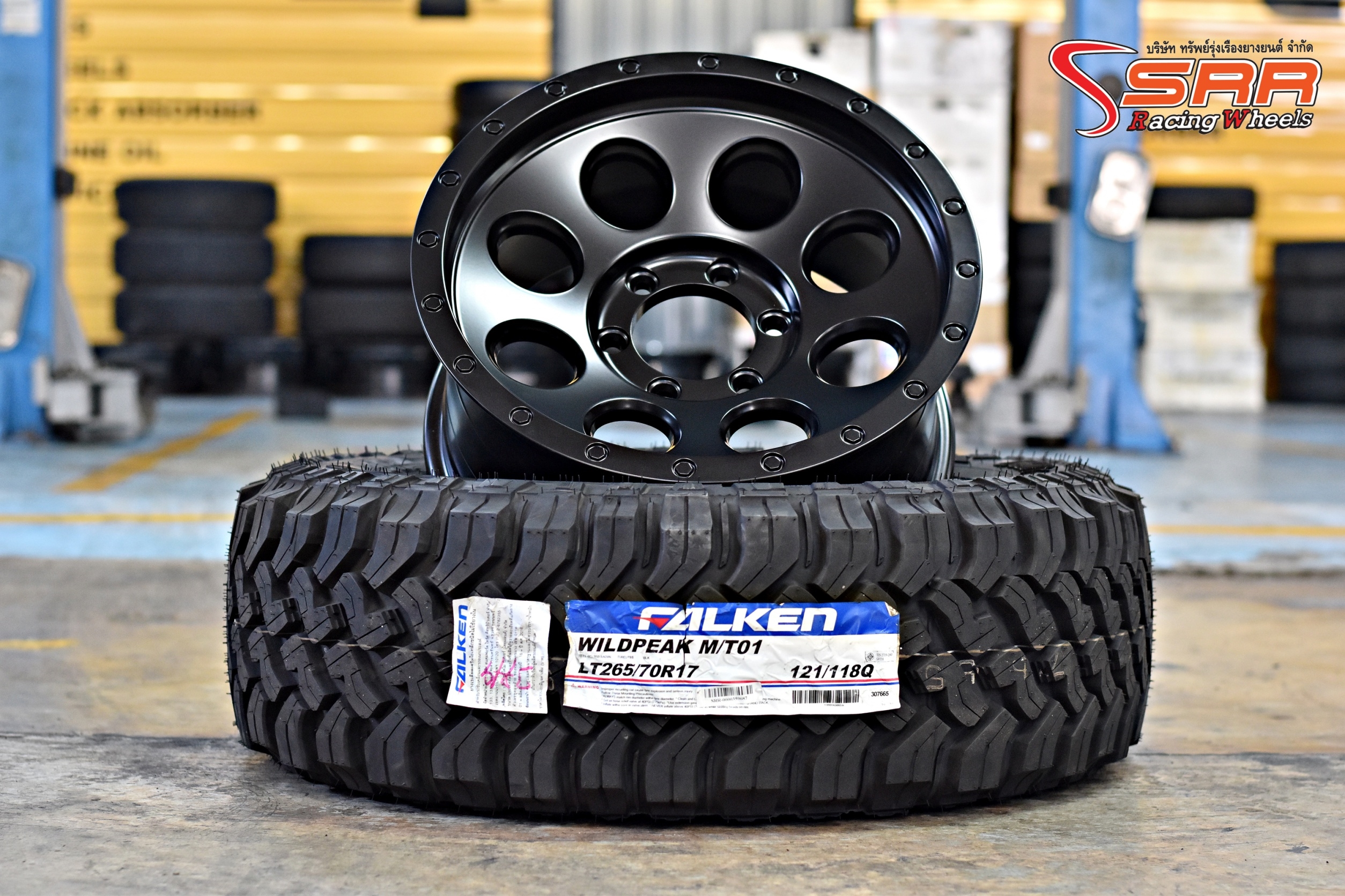 ล้อหยดน้ำ17” พร้อมยาง FALKEN MT”